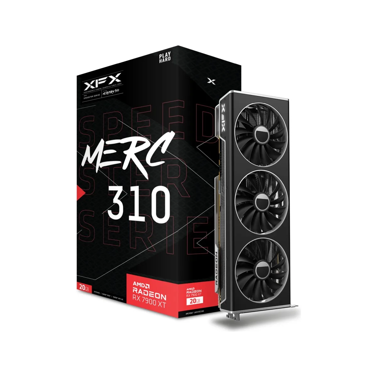 XFX SPEEDSTER MERC 310 AMD Radeon RX 7900 XT Black Edition (DP Refurbished)