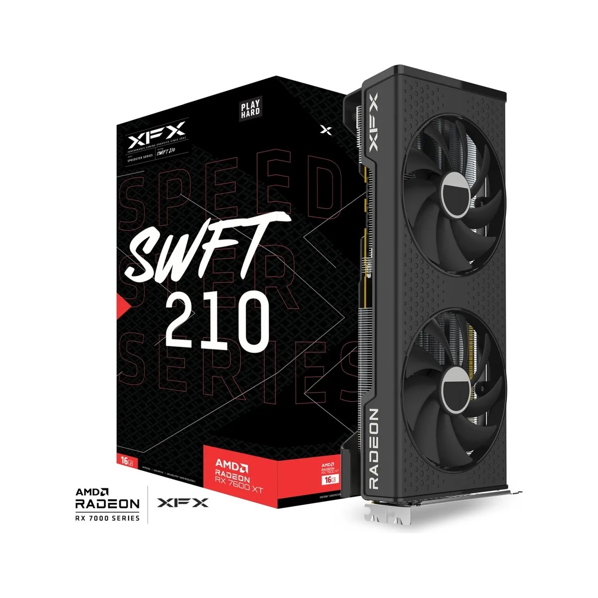 XFX SPEEDSTER SWFT 210 AMD Radeon RX 7600 XT