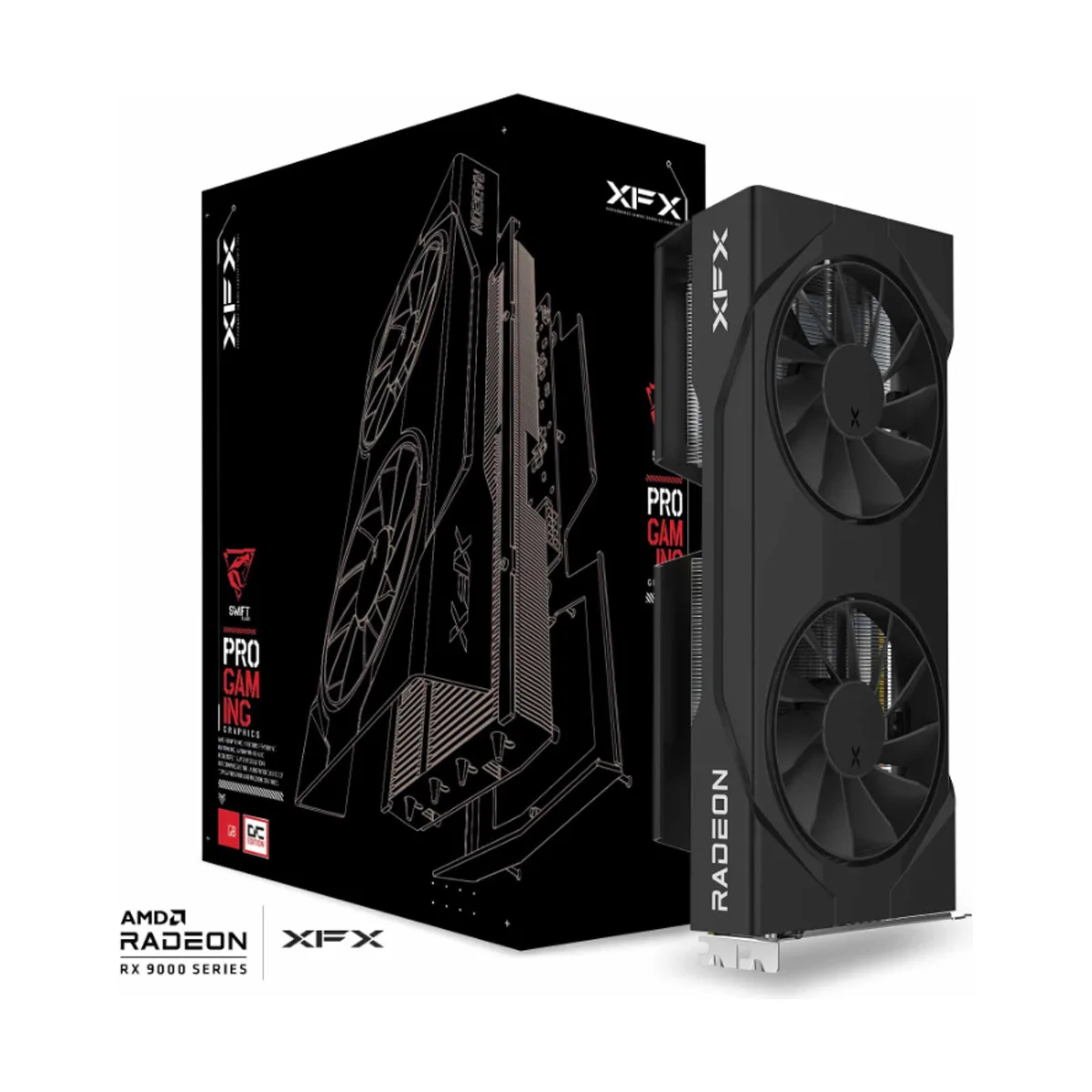 XFX Swift AMD Radeon RX 9060 XT OC Gaming Edition 8GB