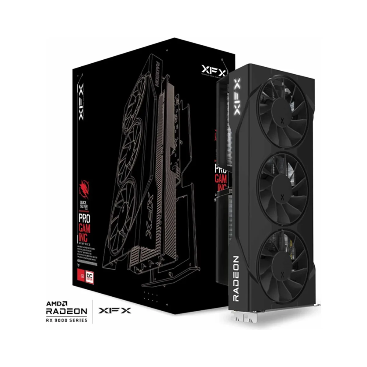 XFX Swift AMD Radeon RX 9060 XT OC Triple Fan Gaming Edition 16GB