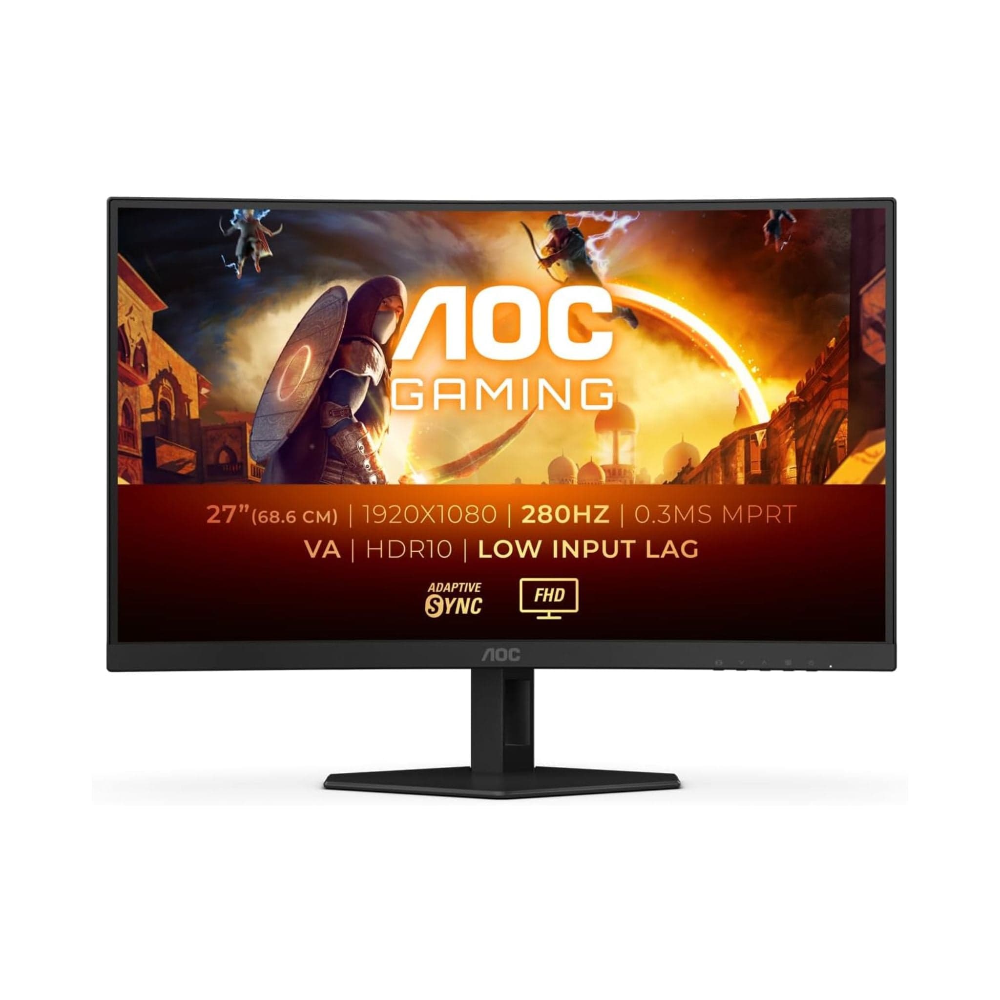 AOC C27G4ZXE 27" 280Hz Curved VA Gaming Monitor