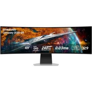 Samsung 49" Odyssey G9 G93SC Dual QHD 240Hz OLED Curved Gaming Monitor