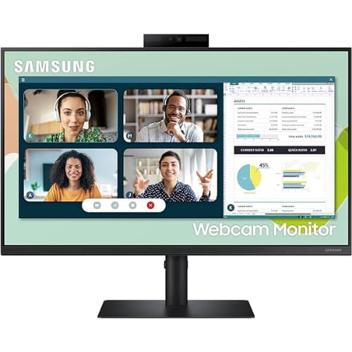 Samsung 24" A400 IPS FHD 75Hz FreeSync Monitor with Webcam