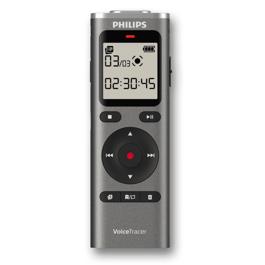 Philips VoiceTracer DVT1170 Audio Recorder