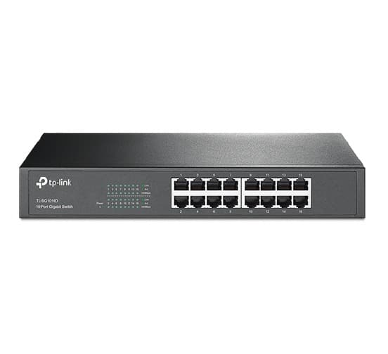 TP-Link TL-SL1117 16-Port 10/100 Switch with Gigabit Uplink