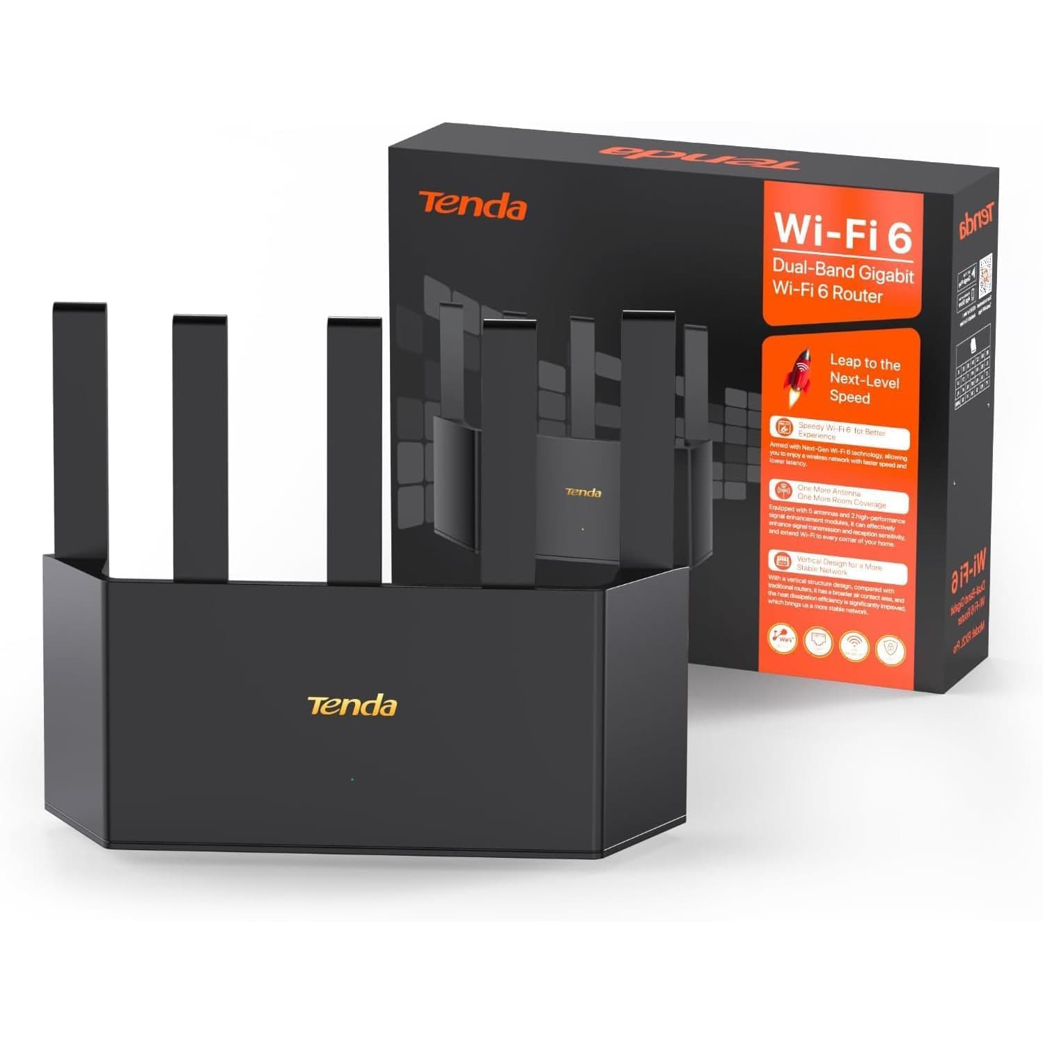 Tenda TX2L Pro AX1500 Dual-Band Wi-Fi 6 Router