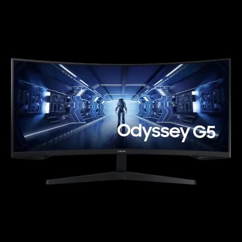 Samsung 34" Odyssey G55T WQHD 165Hz Curved Gaming Monitor