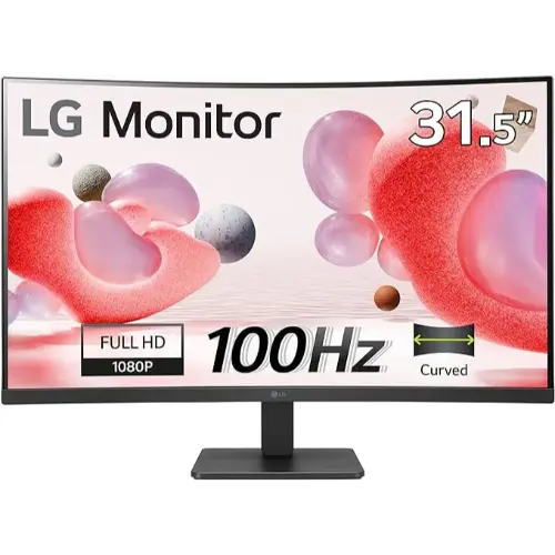LG 32MR50C-B 32" FHD Curved 100Hz Monitor
