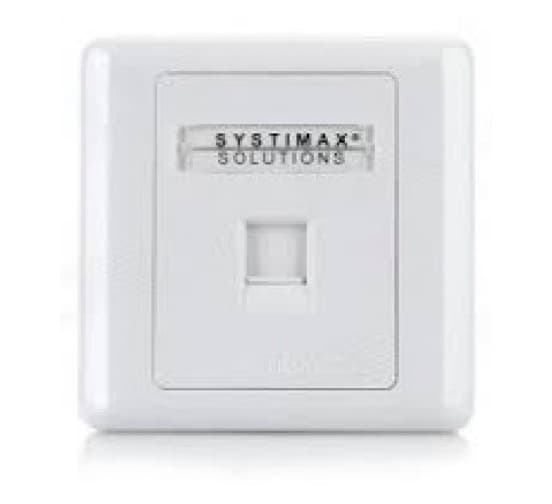 Systemax Single Gang Face Plate