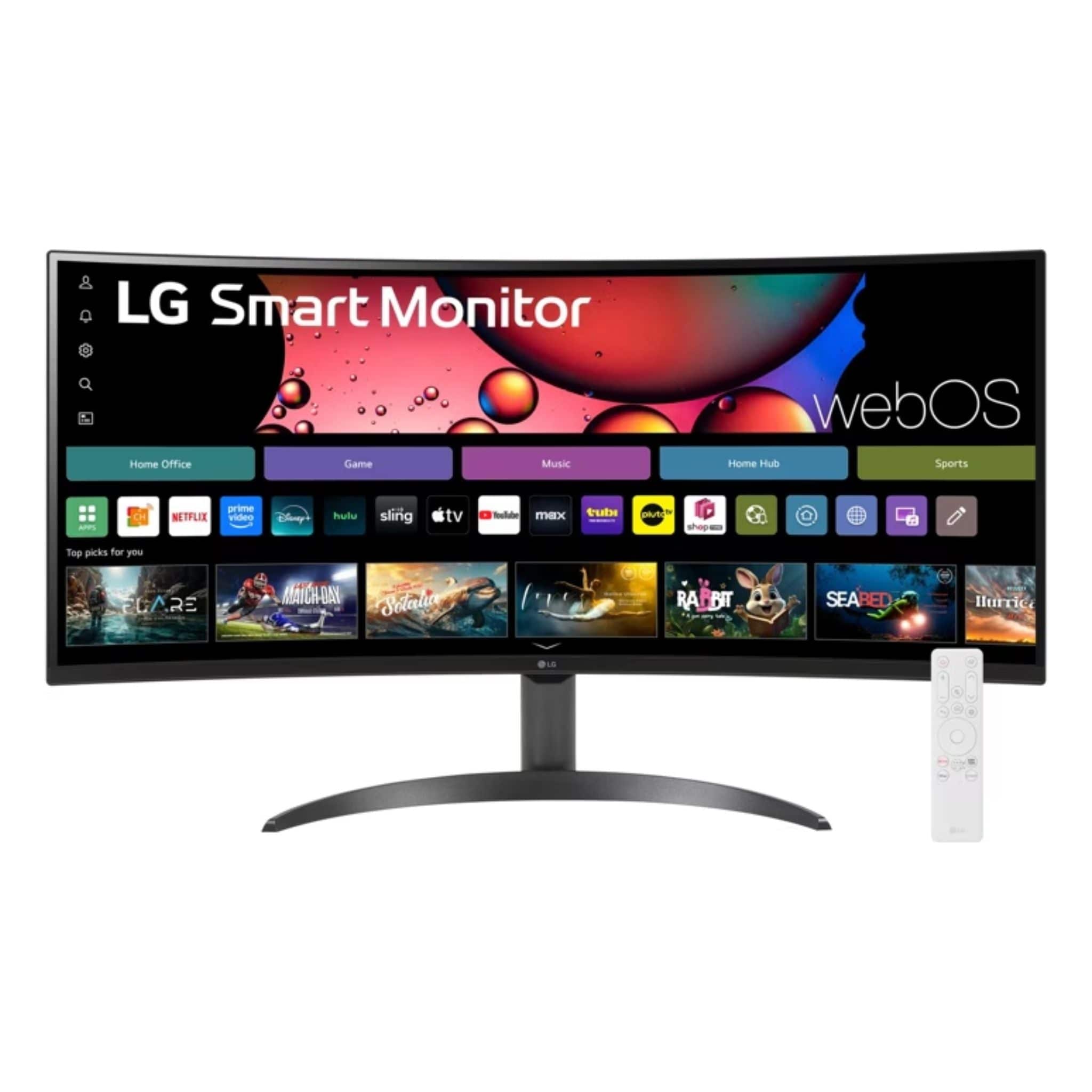 LG 34SR60QC 34" Curved WQHD Smart Monitor