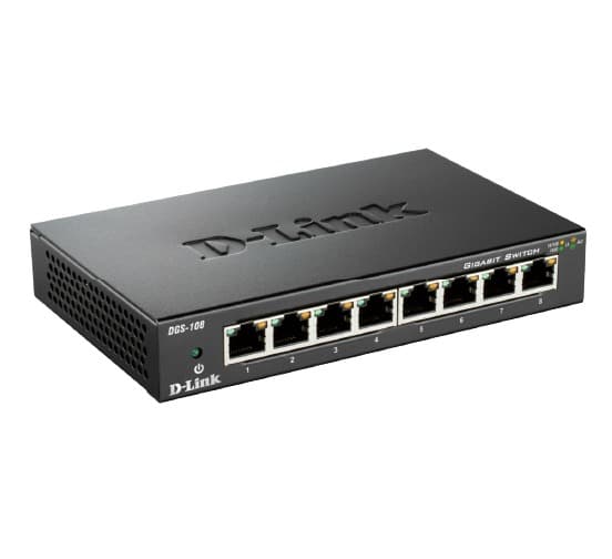 D-Link 8-Port Unmanaged Gigabit Switch