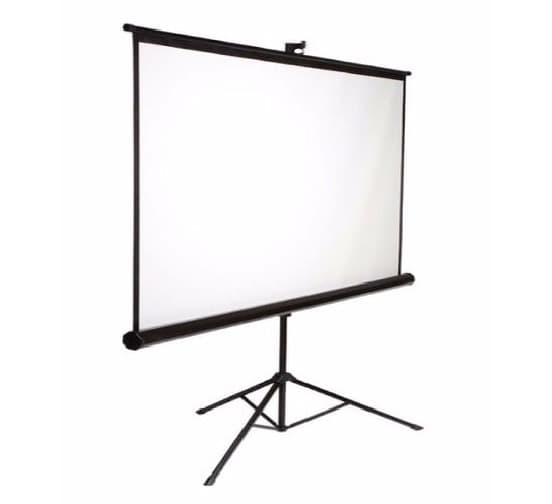 Tripod Projector Screen 72 x 72 in