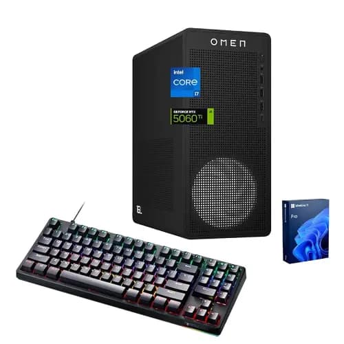 HP Omen 16L Pro Gaming Desktop Ryzen 7 8700F 64GB 4TB SSD RTX 5060