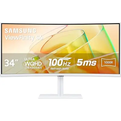 Samsung 34" ViewFinity S65TC Ultra-WQHD 100Hz Curved Thunderbolt 4 Monitor