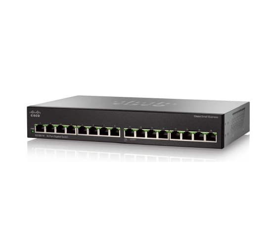 Cisco SG100D-16 16-Port Unmanaged Switch