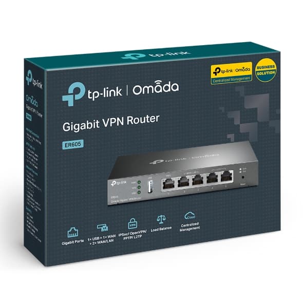 TP-Link Omada ER605 Gigabit VPN Router and Load Balancer