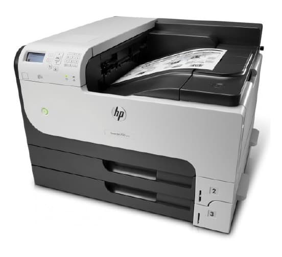 HP LaserJet Enterprise M712dn Printer A3 Mono Laser