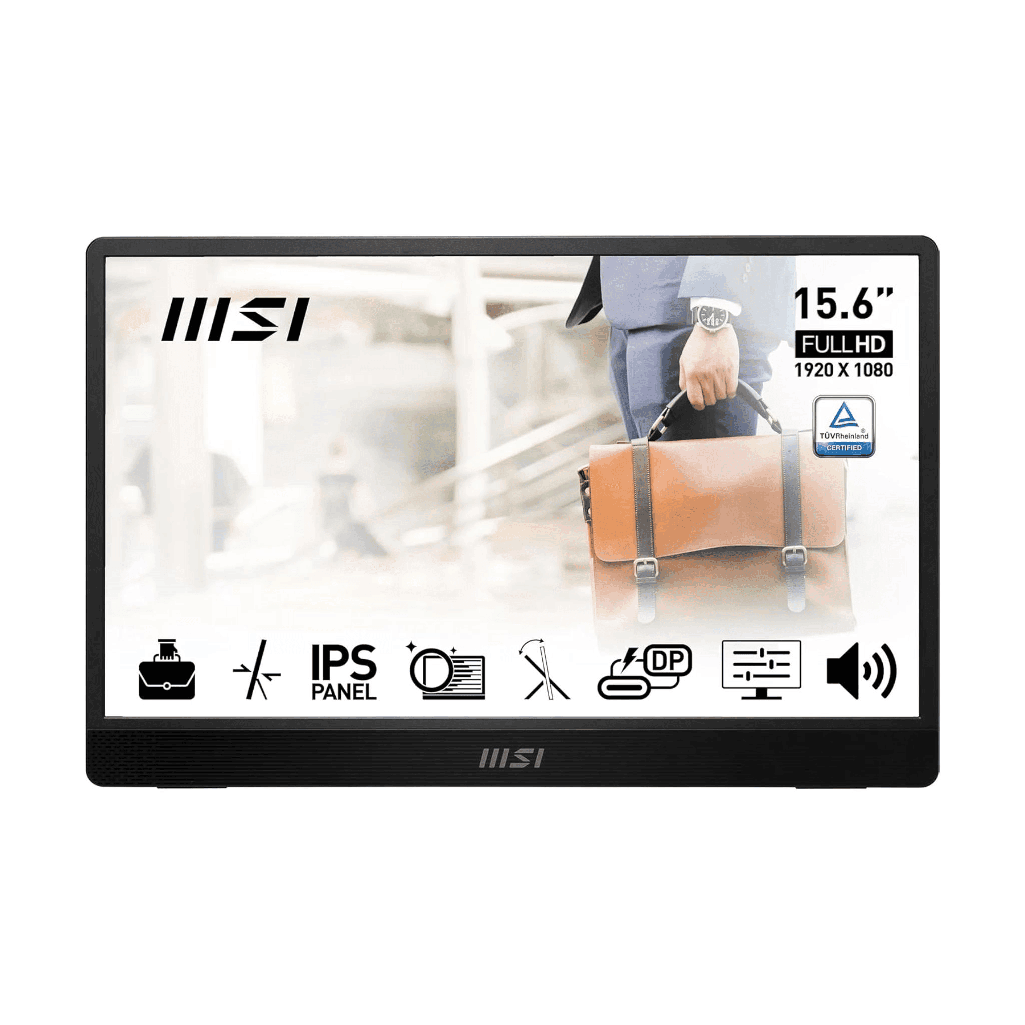 MSI PRO MP161 E2 15.6" FHD USB-C Portable Monitor