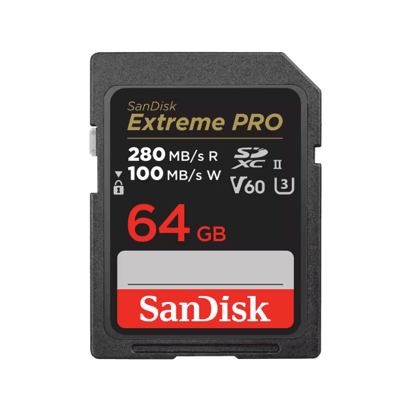 SanDisk Extreme Pro SDXC UHS-II 64GB Card