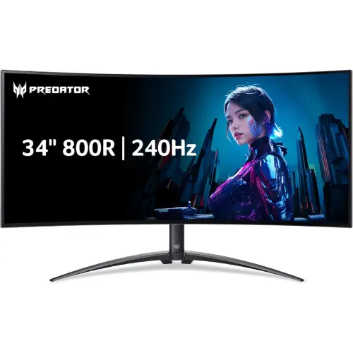 Acer Predator X34 34" UWQHD OLED 240Hz Curved Gaming Monitor