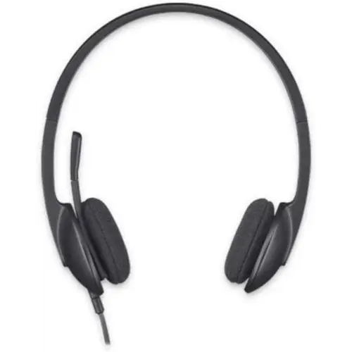 Logitech H340 USB Corded Headset Black