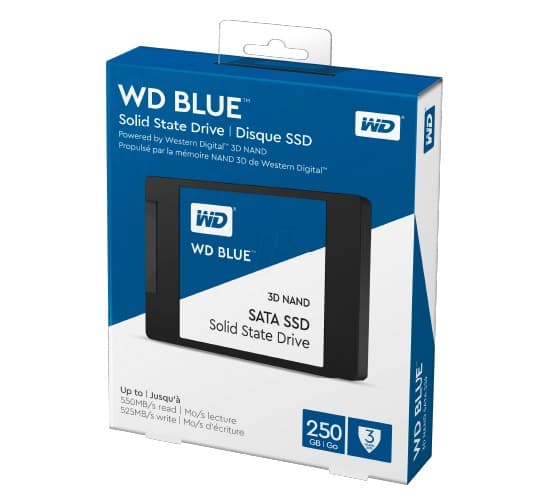 Western Digital Blue 250GB 3D NAND SATA SSD